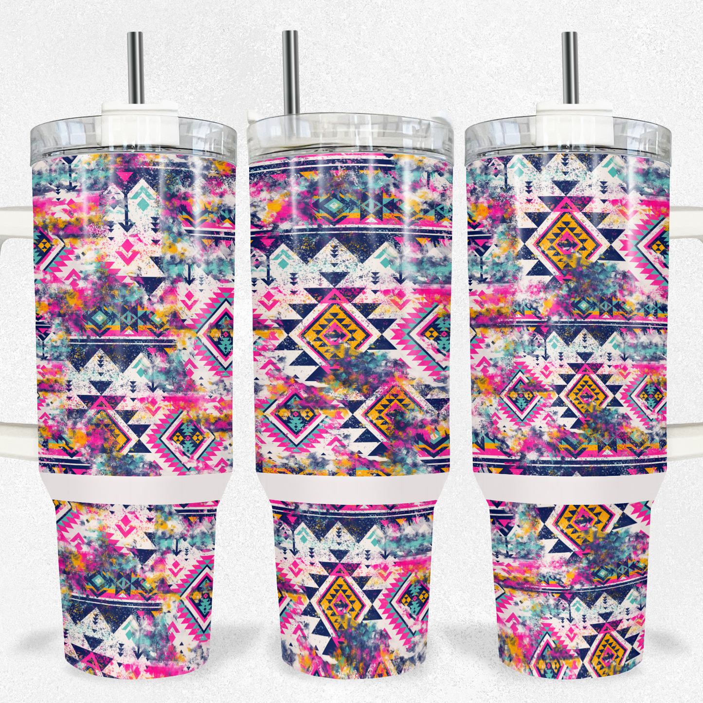 Grunge Aztec Tumbler 40oz