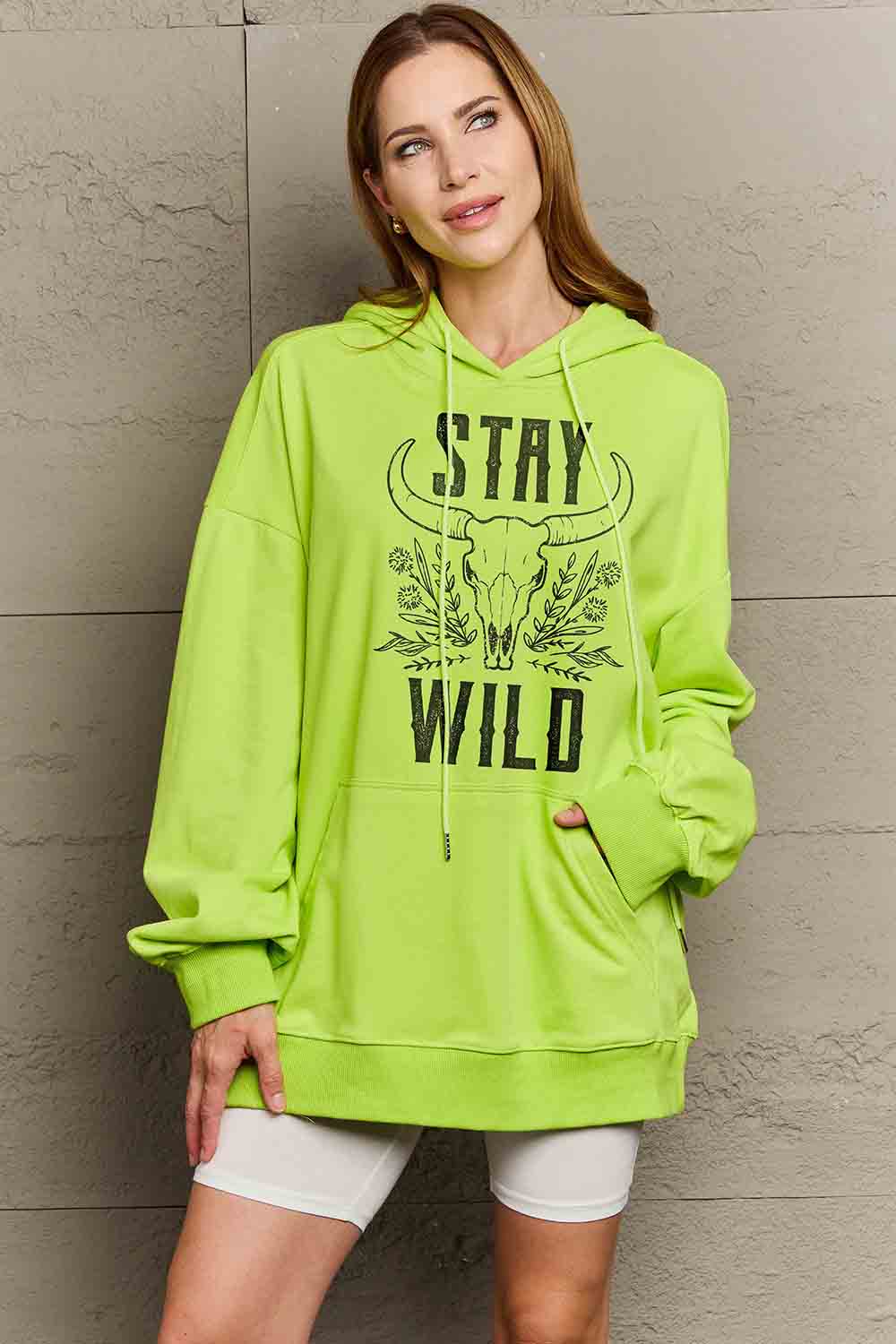 STAY WILD Graphic Hoodie - Kittybear Krafts