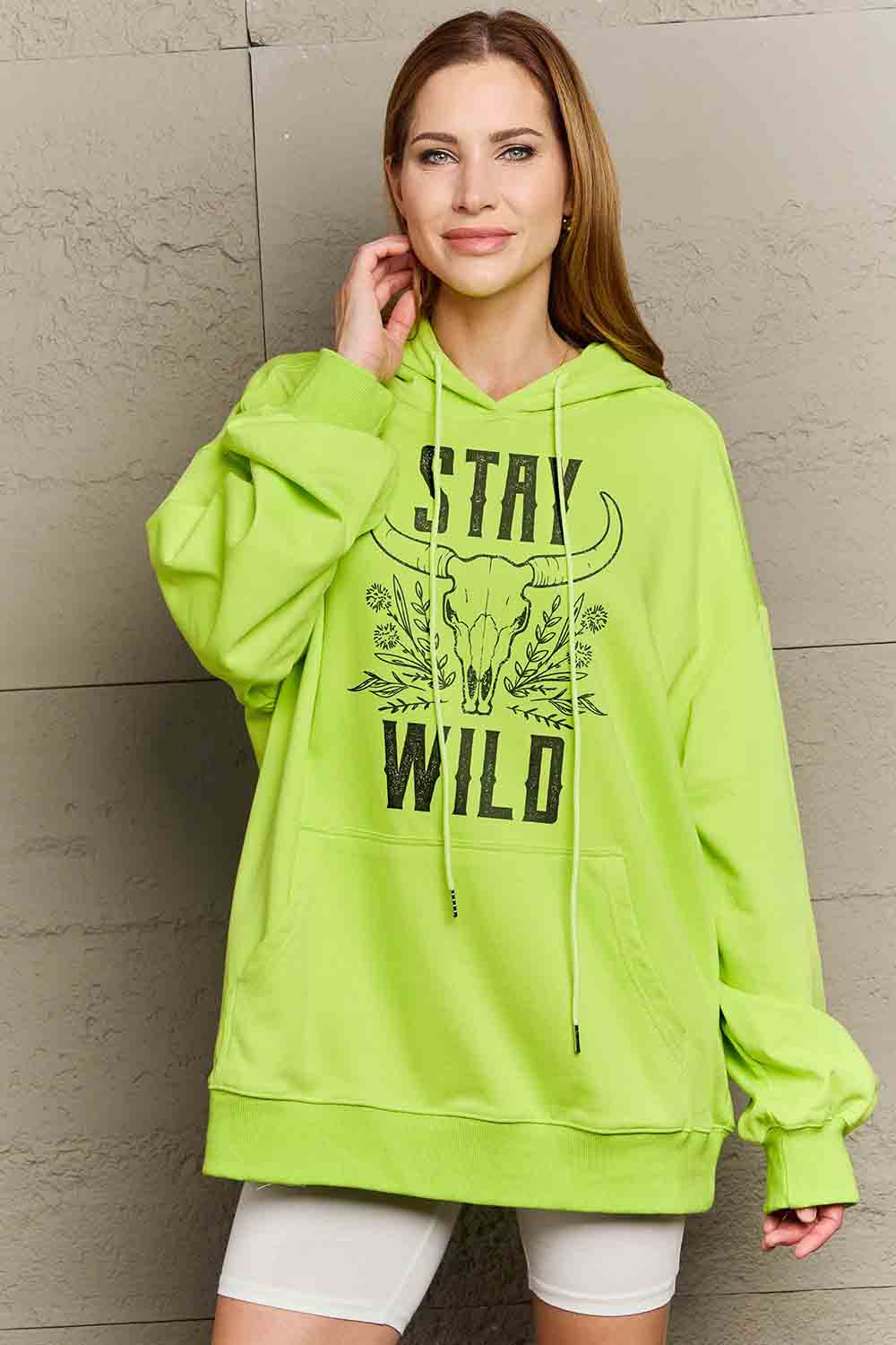 STAY WILD Graphic Hoodie - Kittybear Krafts