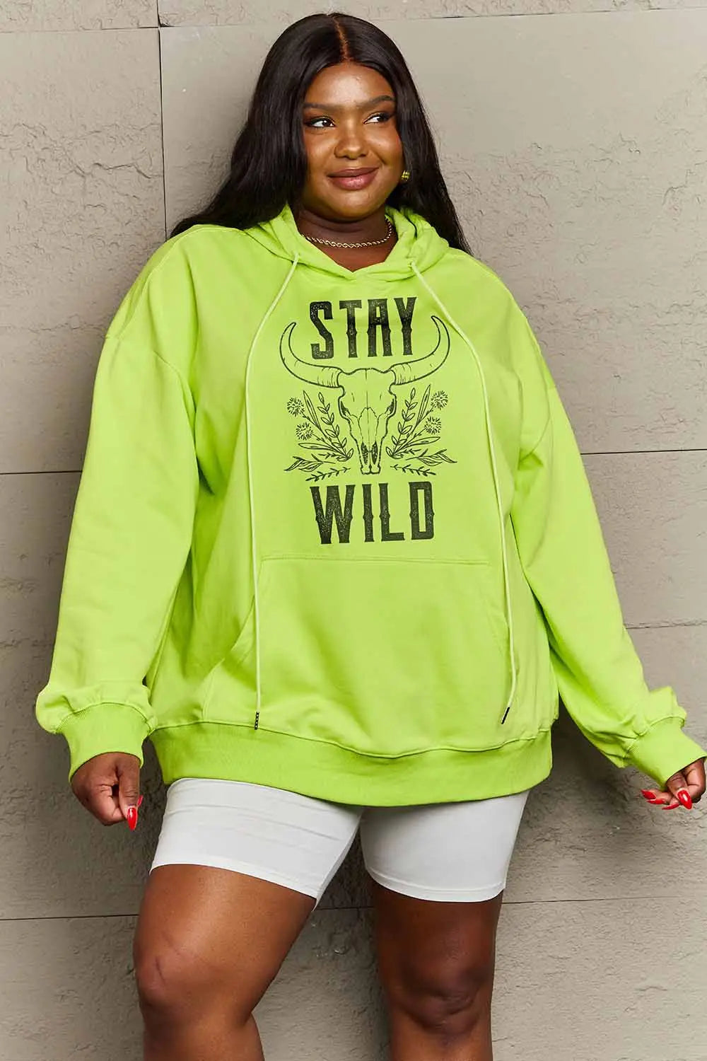 STAY WILD Graphic Hoodie - Kittybear Krafts