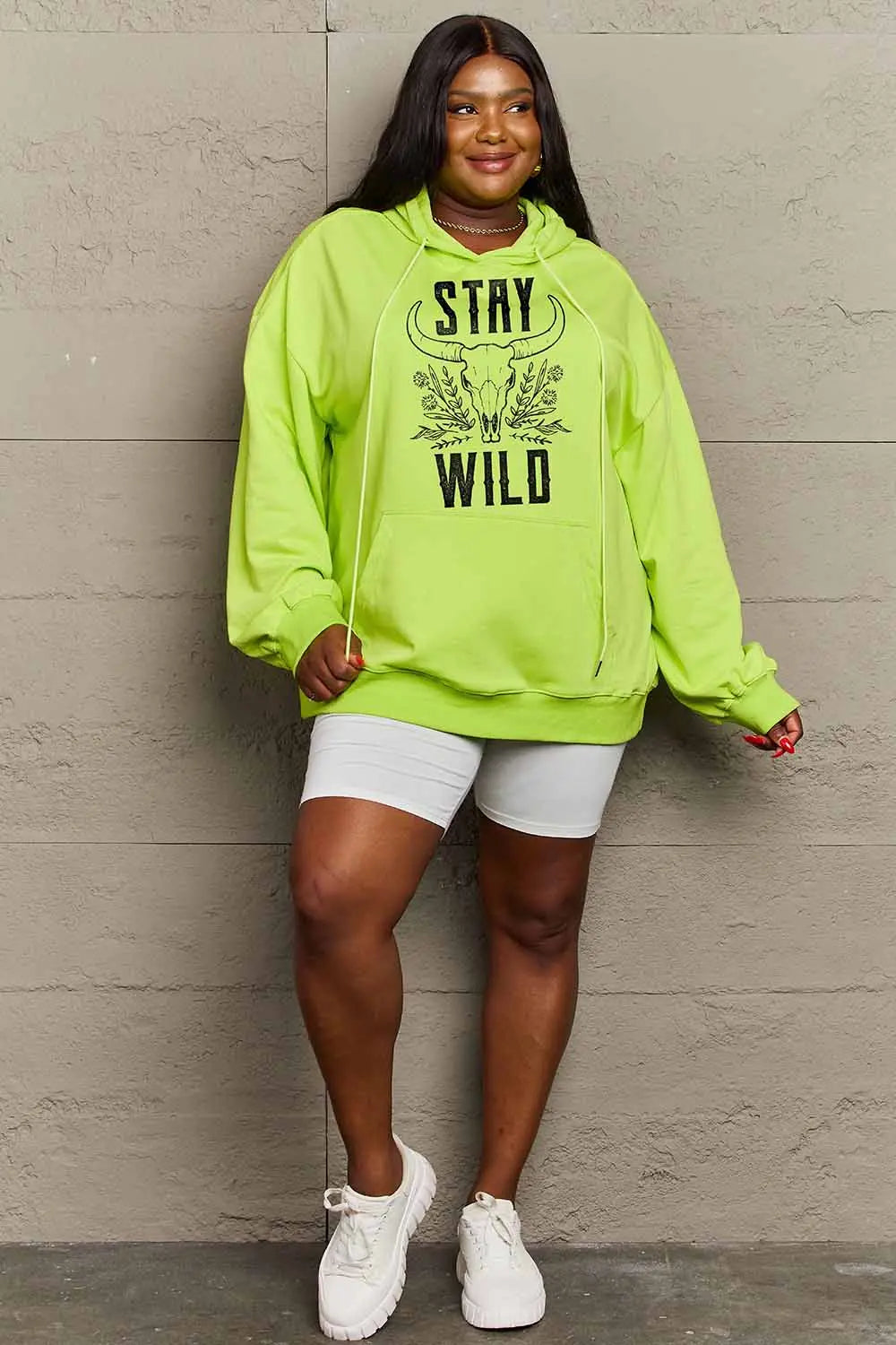 STAY WILD Graphic Hoodie - Kittybear Krafts