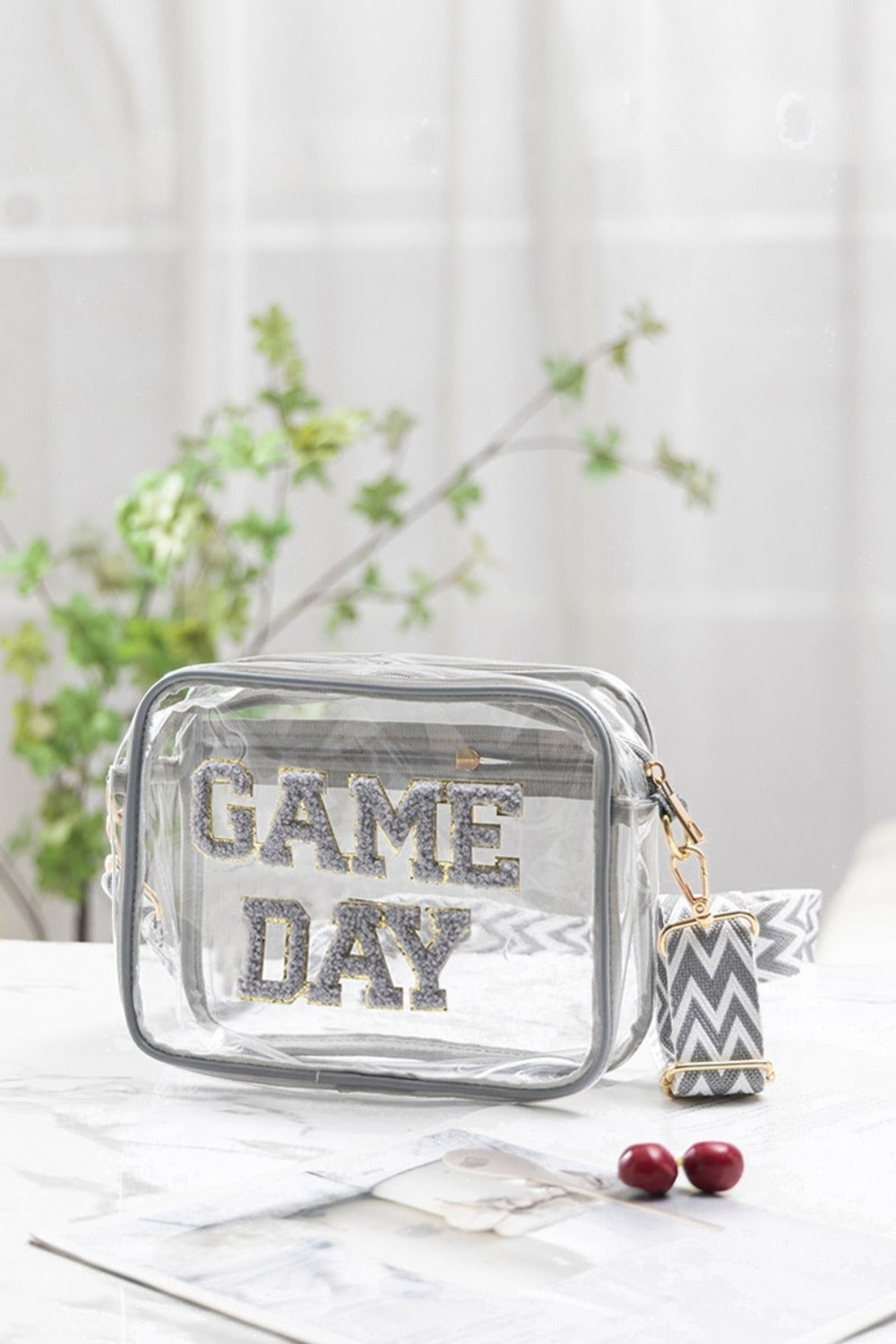 Zenana GAME DAY Stadium Approved Transparent Crossbody Bag - Kittybear Krafts