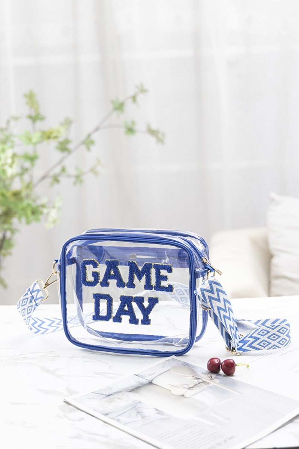 Zenana GAME DAY Stadium Approved Transparent Crossbody Bag - Kittybear Krafts