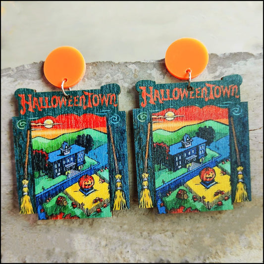 Halloween Drop Earrings - Kittybear Krafts