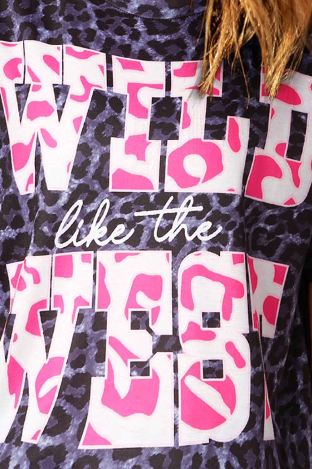 Wild Like the West Graphic Leopard T-shirt - Kittybear Krafts