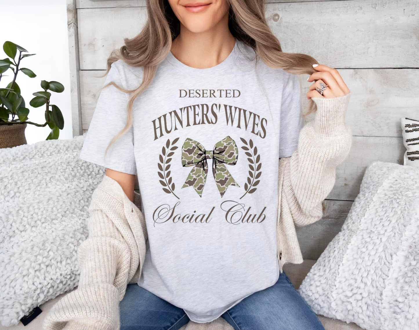 Deserted Hunters' Wives Social Club Graphic T-Shirt - Kittybear Krafts