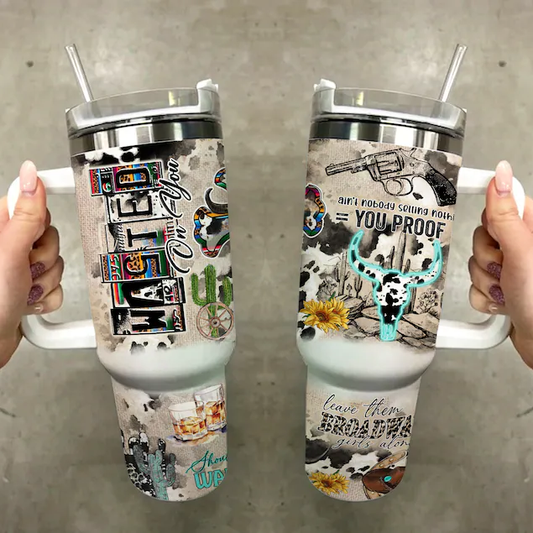 Wasted On You 40oz Stainless Steel Tumbler