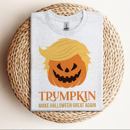 Trumpkin Make Halloween Great Again Graphic T-Shirt - Kittybear Krafts